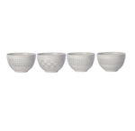 BOWL - PEIRCED SNACK - SET OF 4