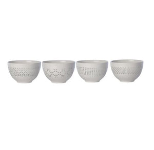 
            
                Load image into Gallery viewer, BOWL - PEIRCED SNACK - SET OF 4
            
        