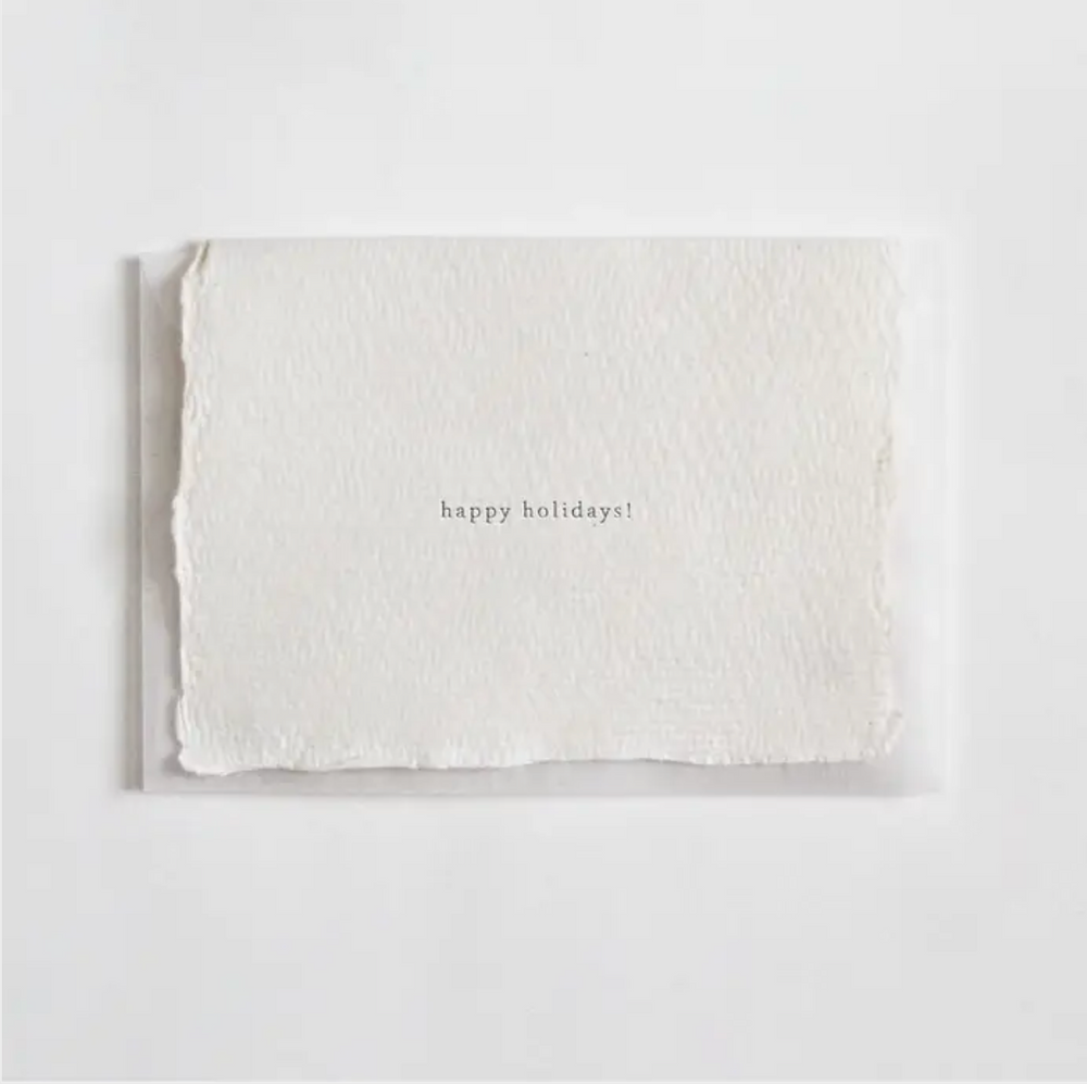 CARD - HAPPY HOLIDAYS - MINI