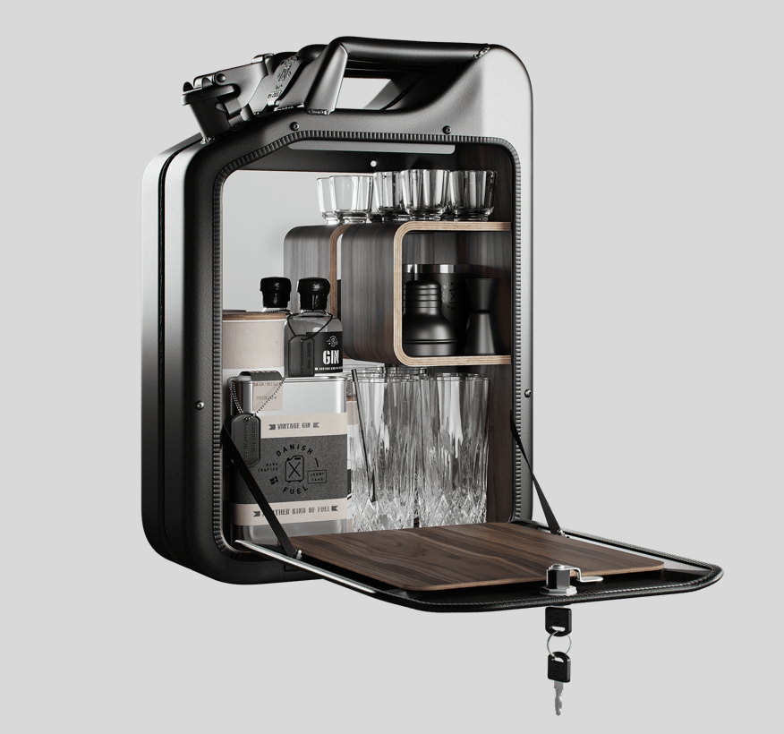 BAR CABINET - JERRY CAN